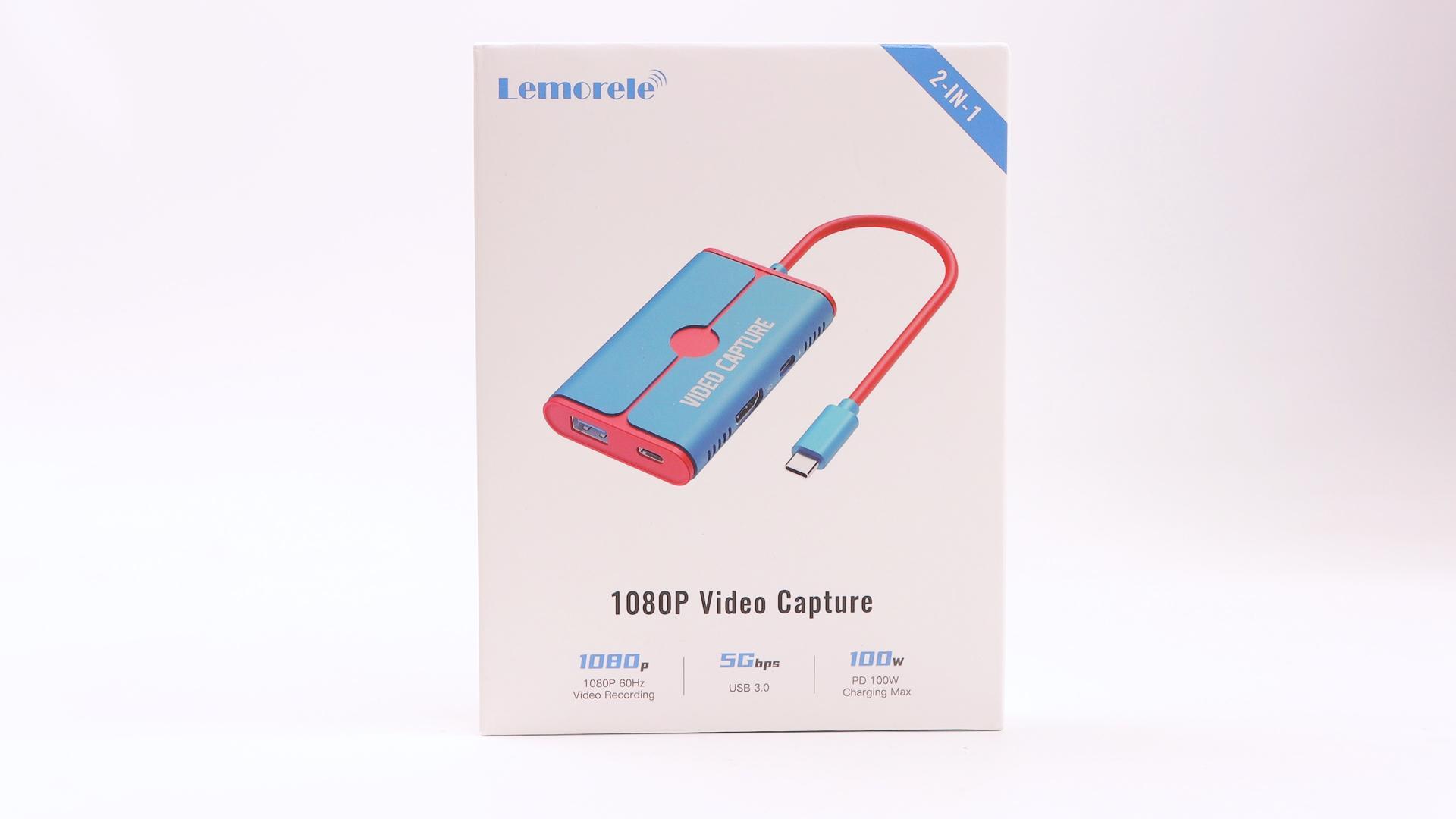 Amazon.com: Lemorele USB‑C Video Capture Dock with HDMI Loop‑Out